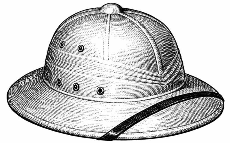 The American sun helmet
